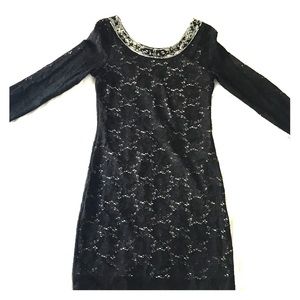 Ralph Lauren Lace & Beaded Party Dress